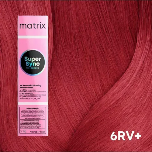 Matrix Super Sync ammóniamentes féltartós hajszínező 90ml 6RV+