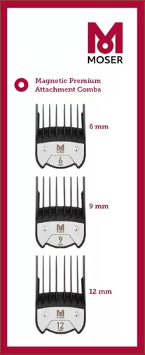 Moser fésűszett mágneses 3db (6/9/12mm) 1801-7020