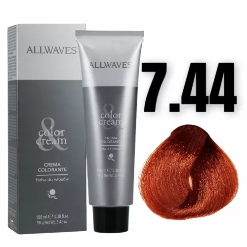 Allwaves Color&Creme hajfesték 100ml 7.44