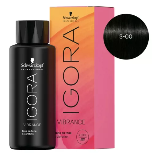 Igora Vibrance tartós hajszínező 60ml 3-00