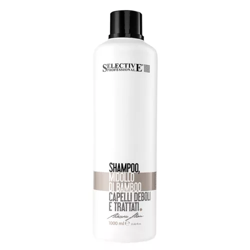 Selective  Artistic Flair Midollo di bamboo sampon 1000ml kémiailag kezelt és vékonyszálú hajra