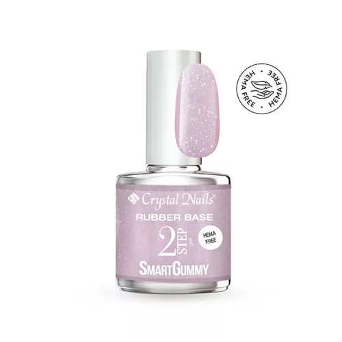Crystal Nails 2S SmartGummy HEMA Free Rubber base gel - Nr05 Shimmer Candy 13ml 119384