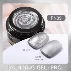 BORN PRETTY PRO Painting Gel 5 ml - PN09 - Silver