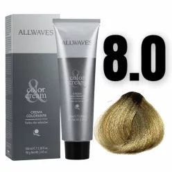 Allwaves Color&Creme hajfesték 100ml 8.0