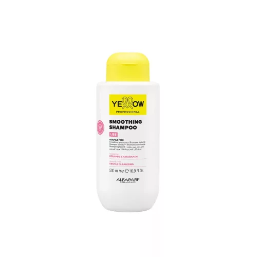 Yellow Liss Smoothing sampon - 500 ml simító és gubancolódásgátló sampon nehezen kezelhető hajra 