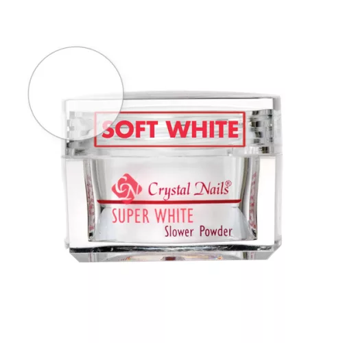 Crystal Nails Slower Soft White porcelán 17g (25ml) 3467