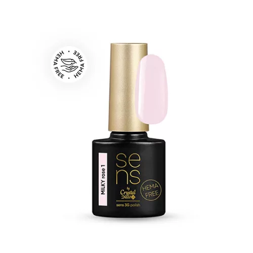 Crystal Nails SENS 3G HEMA Free Polish - Milky Rose_1 4ml 118259