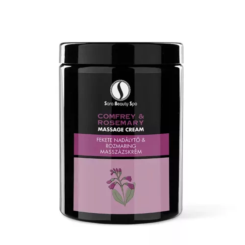 Sara Beauty Fekete Nadálytő-Rozmaring Masszázskrém - 1000ml SBS383