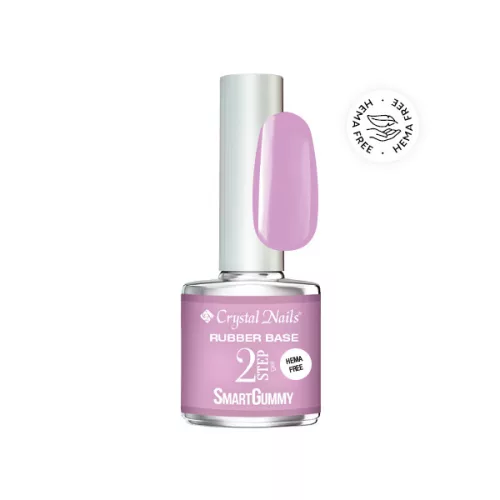 Crystal Nails 2S SmartGummy HEMA Free Rubber base gel - Nr22 Pastel Orchid 8ml 119169