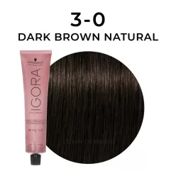 Igora Color10 hajfesték 60ml  3-0 Sötétbarna Natúr