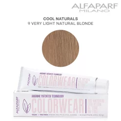   Alfaparf Colorwear hajszínező 60ml 9 nagyon világos természetes szőke