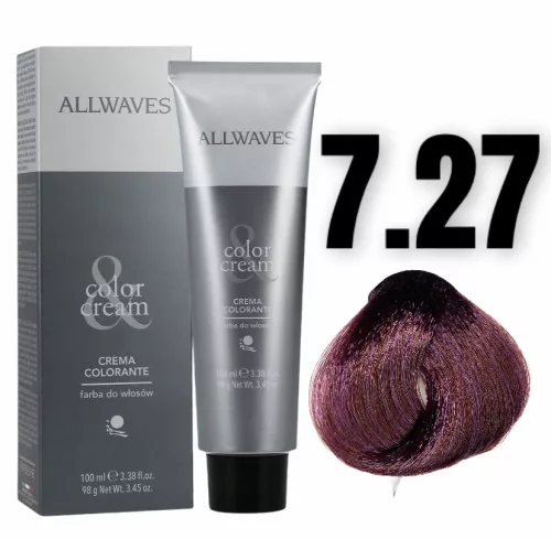 Allwaves Color&Creme hajfesték 100ml 7.27