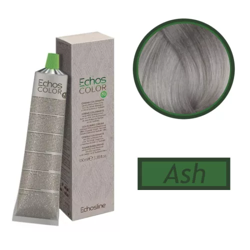 Echosline Echos Color PPD és rezorcin mentes vegán hajfesték 100ml Ash (hamu)