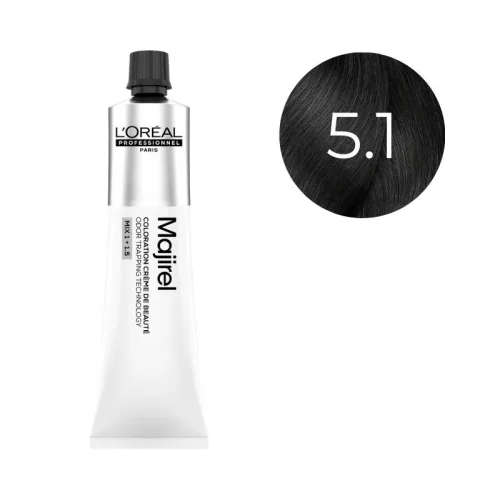 Loreal Majirel hajfesték 60ml 5.1 világos barna hamvas
