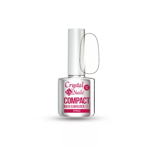 Crystal Nails Compact Pro Base Gel HEMA Free - Clear 4ml 118029