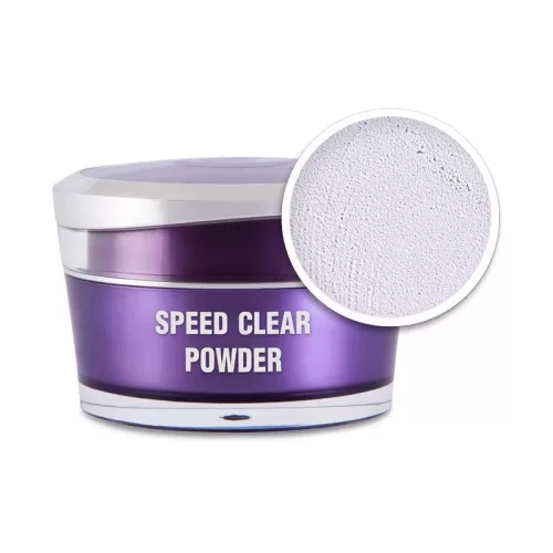 Perfect Nails Műkörömépítő porcelánpor - Speed Clear powder 15ml PNP0013