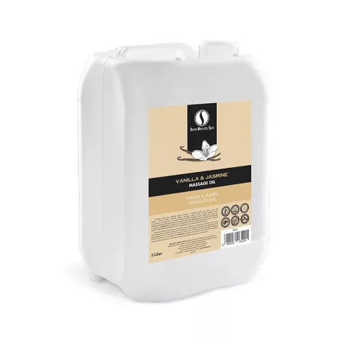 Sara Beauty Masszázsolaj - Vanília-jázmin - 5000 ml SBS362