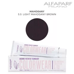   Alfaparf Colorwear hajszínező 60ml 5.5 világos mahagóni barna