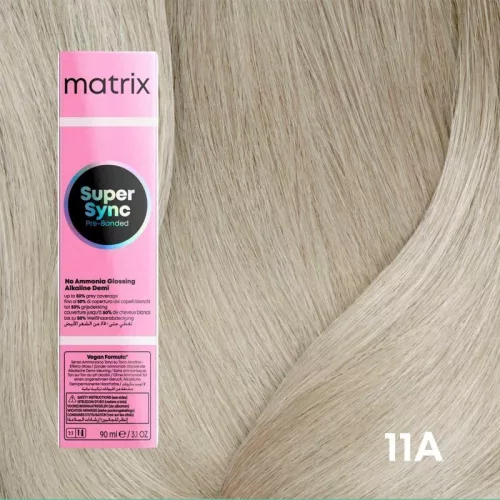 Matrix Super Sync ammóniamentes féltartós hajszínező 90ml  11A