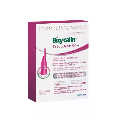 BIOSCALIN - Tricoage - 50+ Hajhullás Elleni Szérum 8x3,5ml