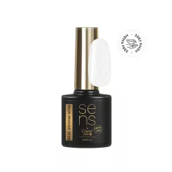   Crystal Nails SENS HEMA Free BASE gel - SHIMMER WHITE 10ml 118989