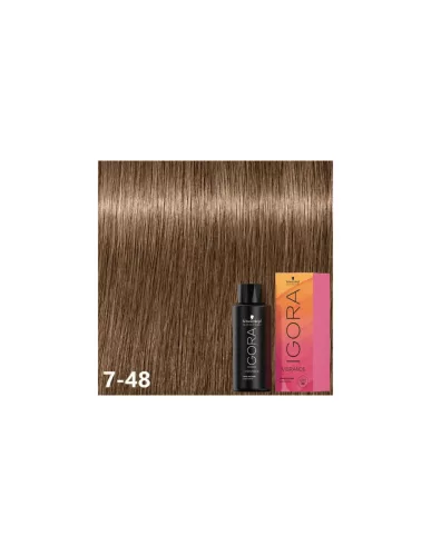 Igora Vibrance tartós hajszínező 60ml 7-48