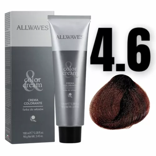 Allwaves Color&Creme hajfesték 100ml 4.6