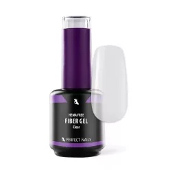   Perfect Nails Fiber Vitamin Base Gel - Hema Free Erősített Gél Lakk Alap - Clear - 15ml PNZ332