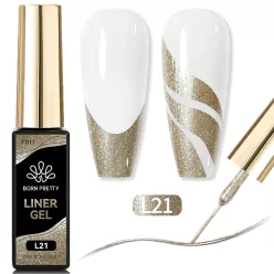 BORN PRETTY PRO Liner Gel 10 ml - L21 - arany