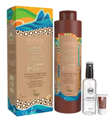 Brazilian Secrets Hair Águas do Rio - Expressz Hajegyenesítő Csomag 1000ml BS084