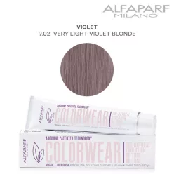   Alfaparf Colorwear hajszínező 60ml 9.02 nagon világos viola szőke