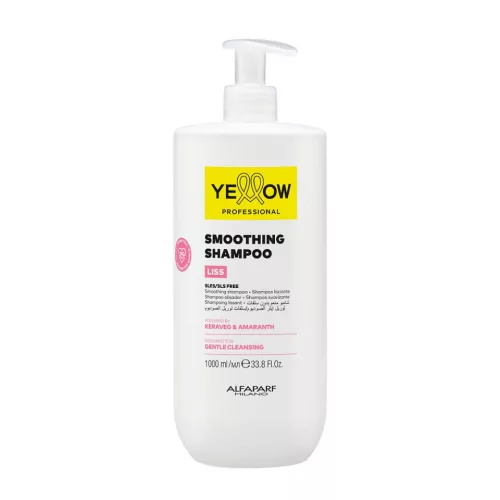 Yellow Liss Smoothing sampon - 1000 ml simító és gubancolódásgátló sampon nehezen kezelhető hajra 