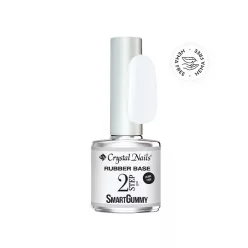   Crystal Nails 2S SmartGummy HEMA Free Rubber base gel - Nr2 Milky white 8ml 118387