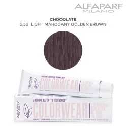   Alfaparf Colorwear hajszínező 60ml 5.53 világos mahagóni arany barna