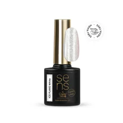   Crystal Nails SENS ICE FLAKE HEMA Free base gel - White 10ml 118399