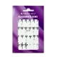 Perfect Nails Körömmatrica - Black&White Bows PNDM143