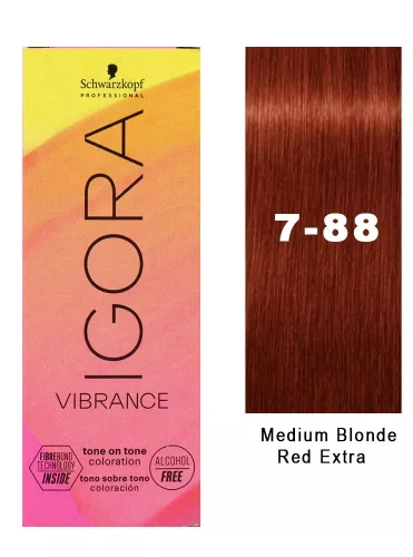 Igora Vibrance tartós hajszínező 60ml 7-88