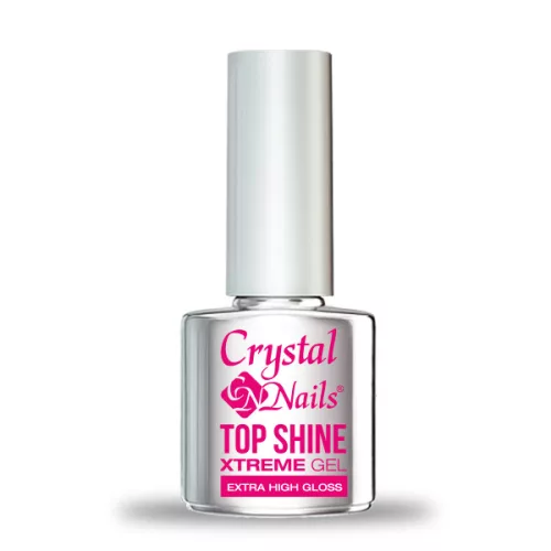  Crystal Nails Xtreme Top Shine átlátszó fényzselé (Clear) - 4ml 118935