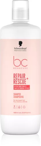 Bonacure Repair Rescue+ sampon száraz és sérült hajra 1000ml
