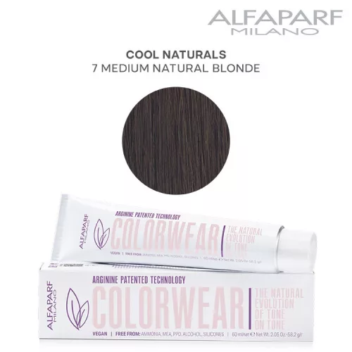 Alfaparf Colorwear hajszínező 60ml 7 közép természetes szőke