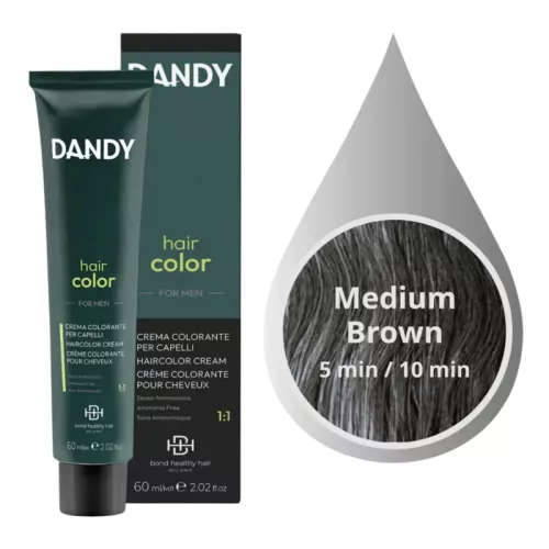 Dandy Hair Color férfi hajszínező  60ml 4