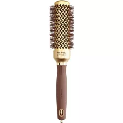 Olivia Garden Shine Gold & Brown 35 körkefe ID2049