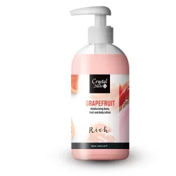   Crystal Nails Moisturising Hand, Foot and Body Lotion - Grapefruit Lotion - Rich 250ml - Limitált! 116042
