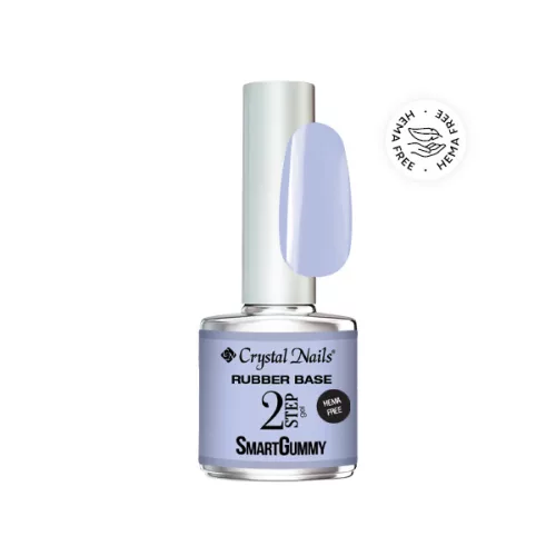 Crystal Nails 2S SmartGummy HEMA Free Rubber base gel - Nr10 Airy Blue 8ml 119149