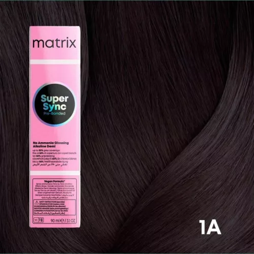 Matrix Super Sync ammóniamentes féltartós hajszínező 90ml  1A