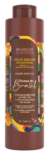 Brazilian Secrets Hair Bossa do Brasil - Vegán Keratinos Hajegyenesítő 1000ml  BS082