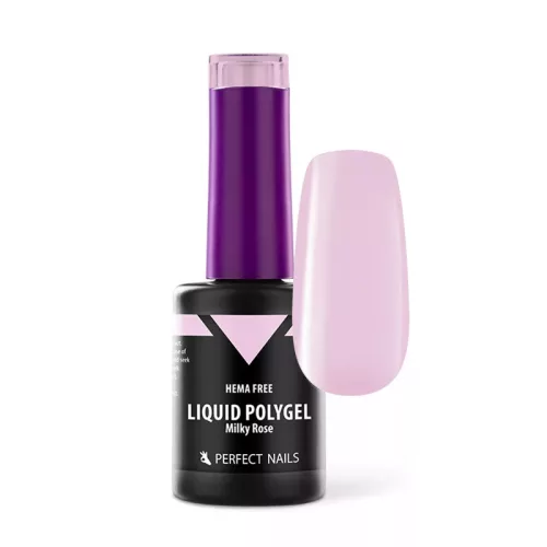 Perfect Nails Liquid Polygel - Milky Rose - 8ml PNZL021