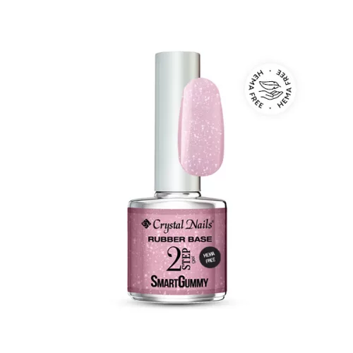 Crystal Nails 2S SmartGummy HEMA Free Rubber base gel - Nr05 Shimmer candy 8ml 118750