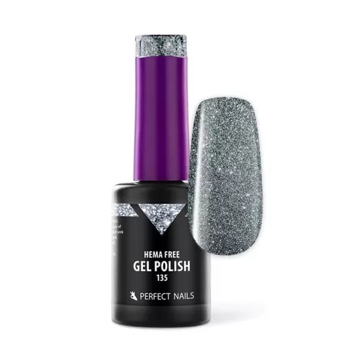 Perfect Nails HEMA FREE Gél Lakk - 135 Glam Grey