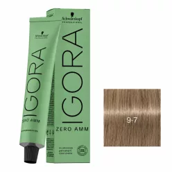 Igora Zero Amm ammóniamentes hajfesték 60 ml 9-7